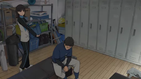 Подруга менеджер, помогающая решить вопрос (Tsukiatteru Senpai Joshi Manager ni Bushitsu de Nuite Morau)